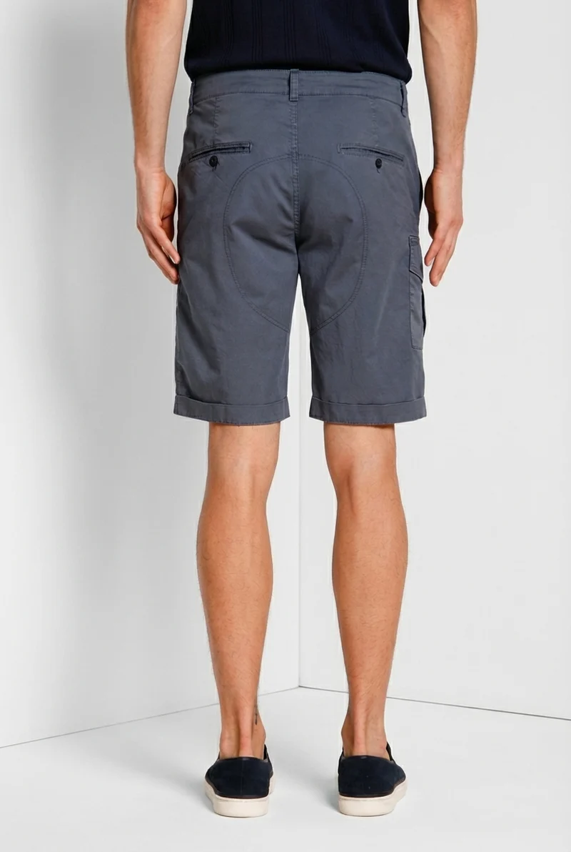 George Coolpocket bermuda cargo homme en gabardine stretch logo edition carrot fit ①