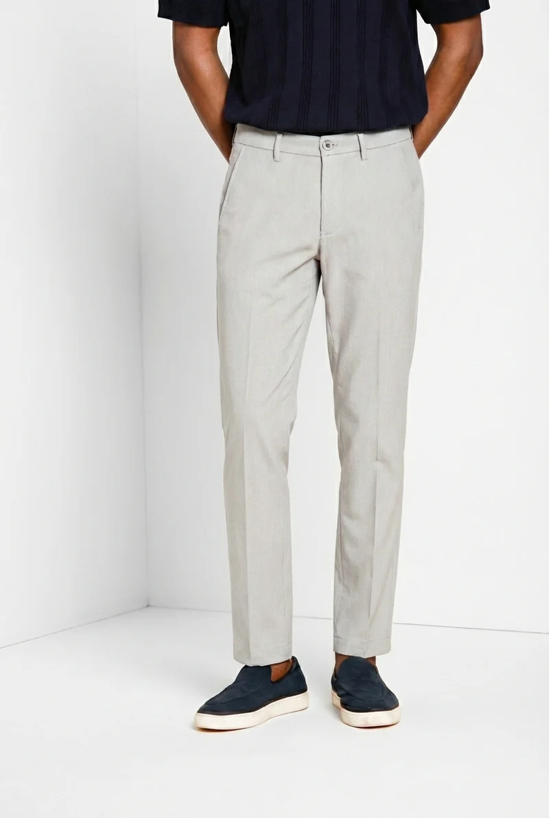 Milano pantalon chino homme en chevron extra slim fit