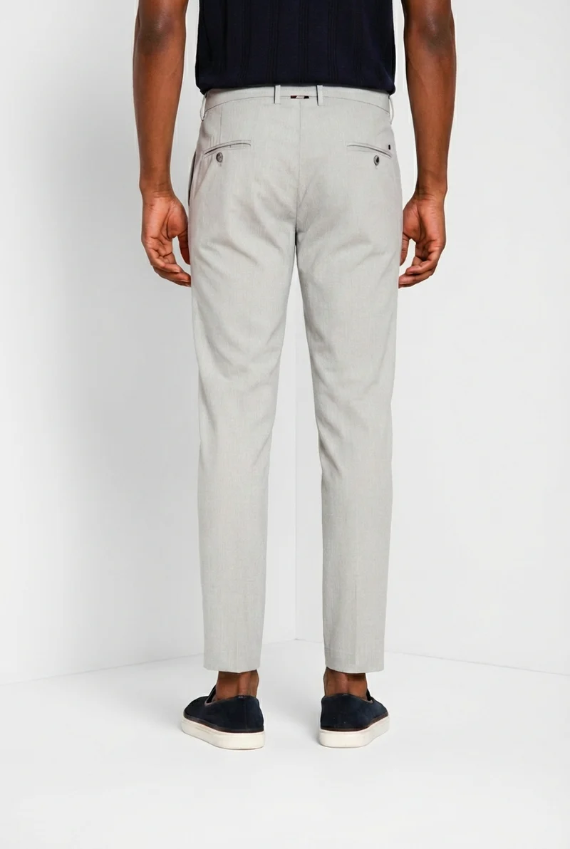 Milano pantalon chino homme en chevron extra slim fit