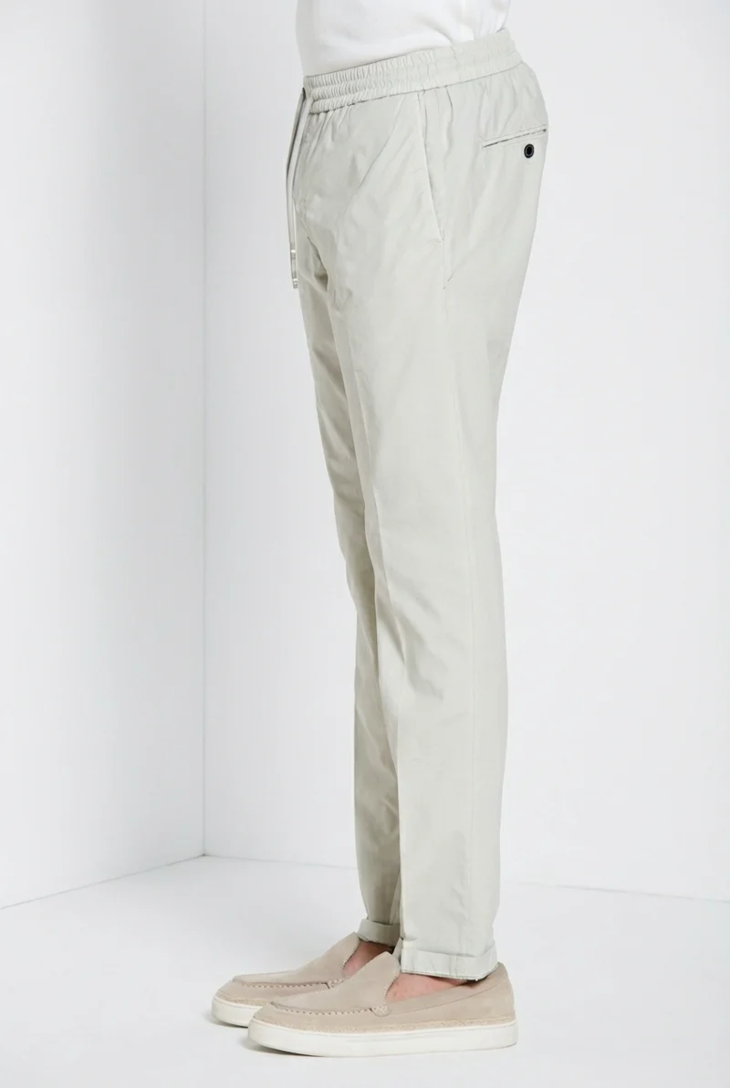 New York Sack pantalon chino jogger homme en toile parachute lyocell et coton regular fit