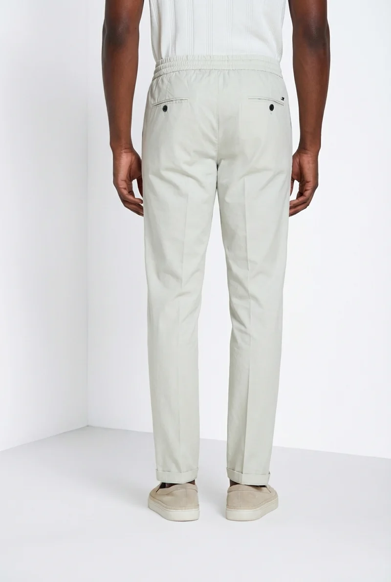 New York Sack pantalon chino jogger homme en toile parachute lyocell et coton regular fit