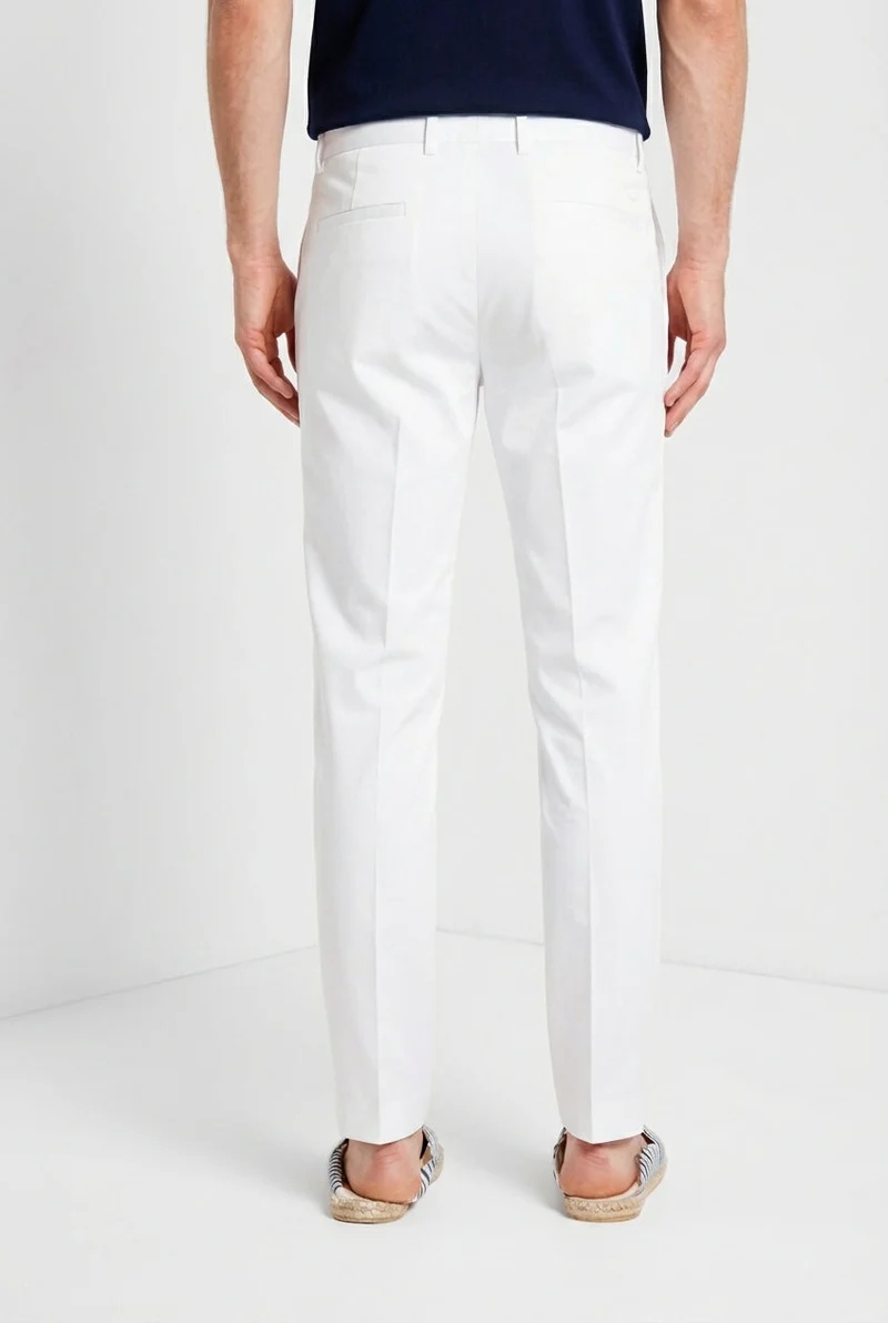 New York Sack pantalon chino jogger homme en toile parachute lyocell et coton regular fit