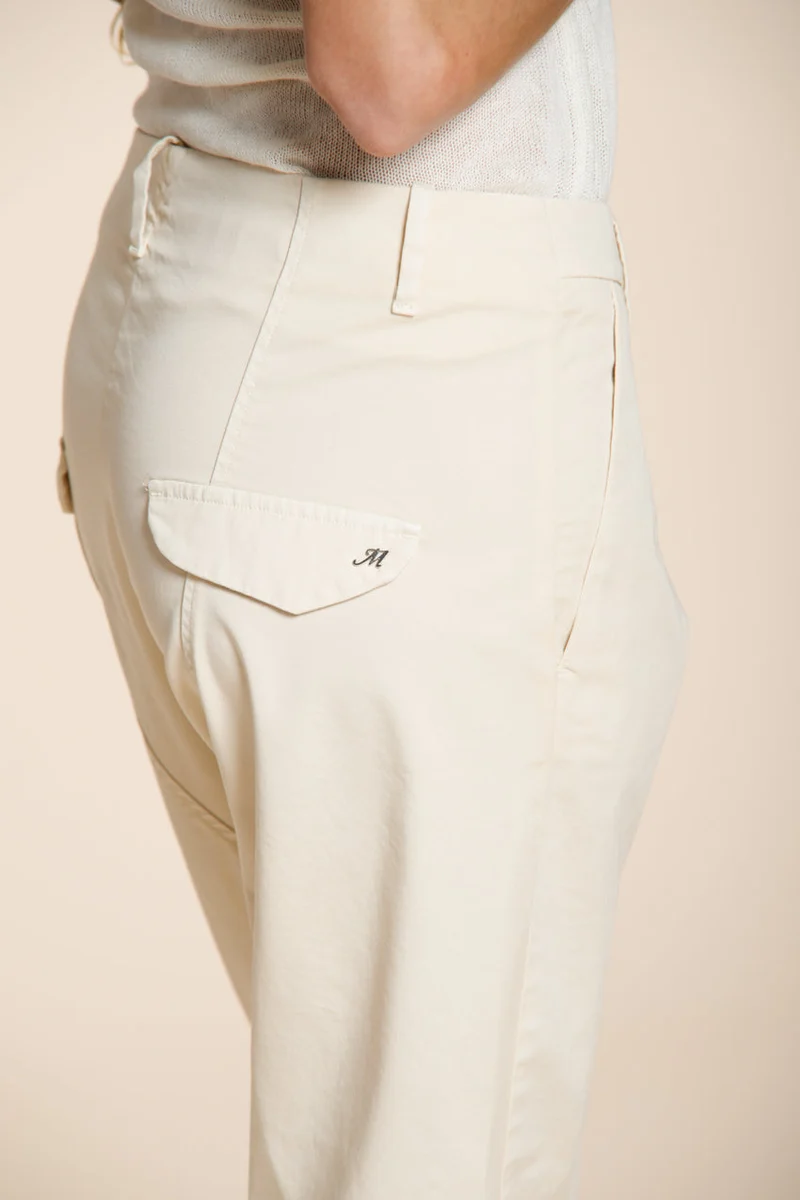 Malibu Jogger pantalon chino femme en gabardine carrot fit