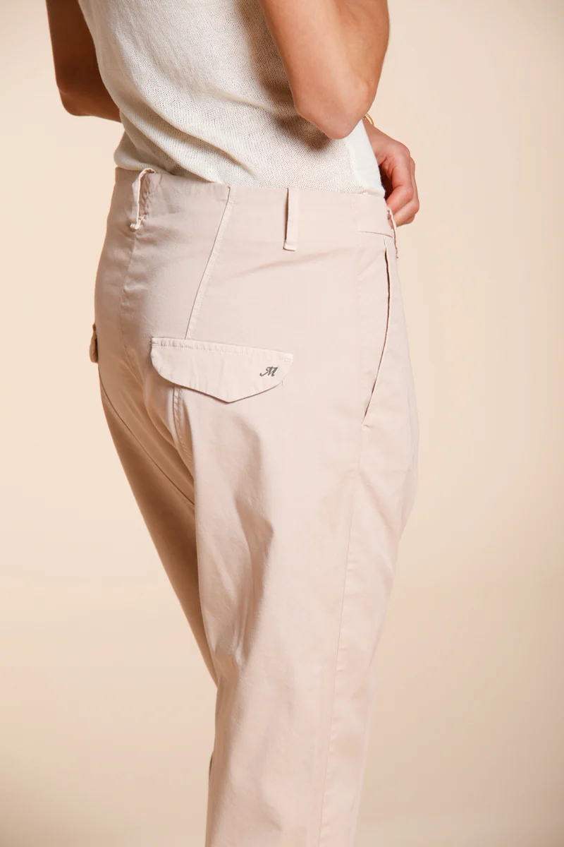 Malibu Jogger pantalon chino femme en gabardine carrot fit