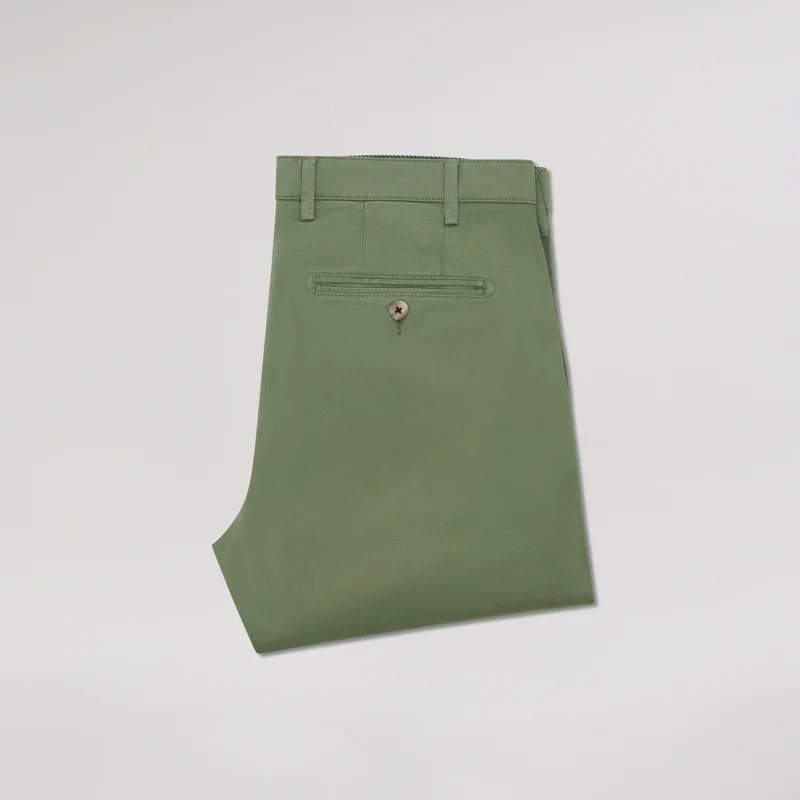 Pantalon "Pornichet E25" Chino Vert d'Eau