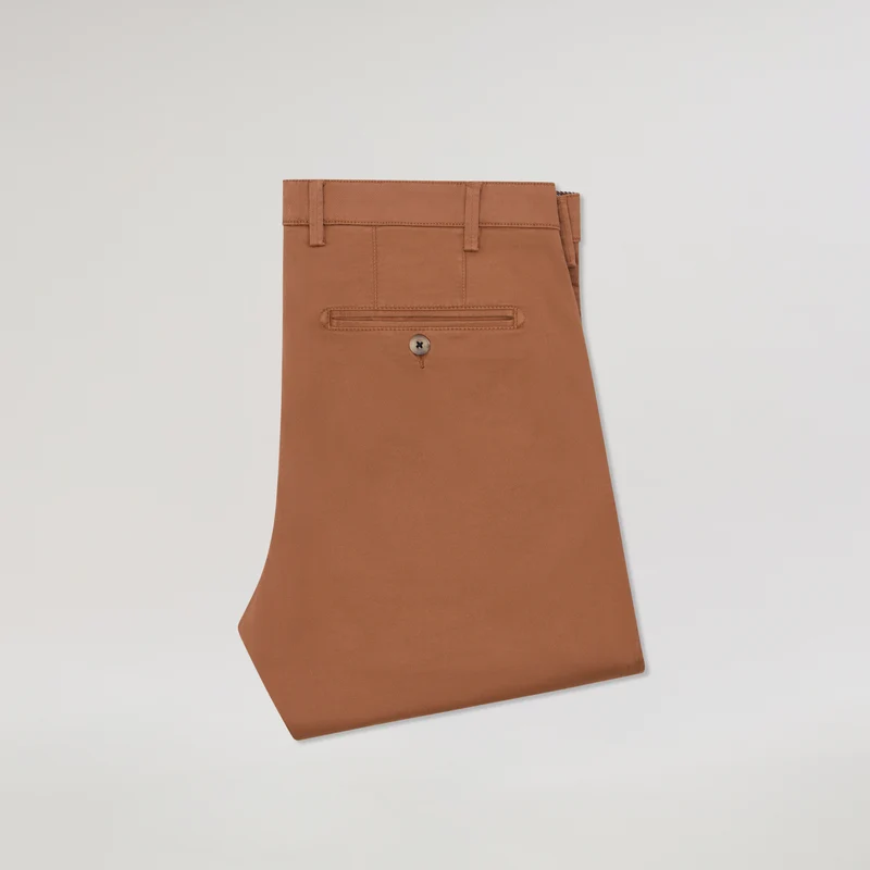 Pantalon "Pornichet E25" Chino Terracotta