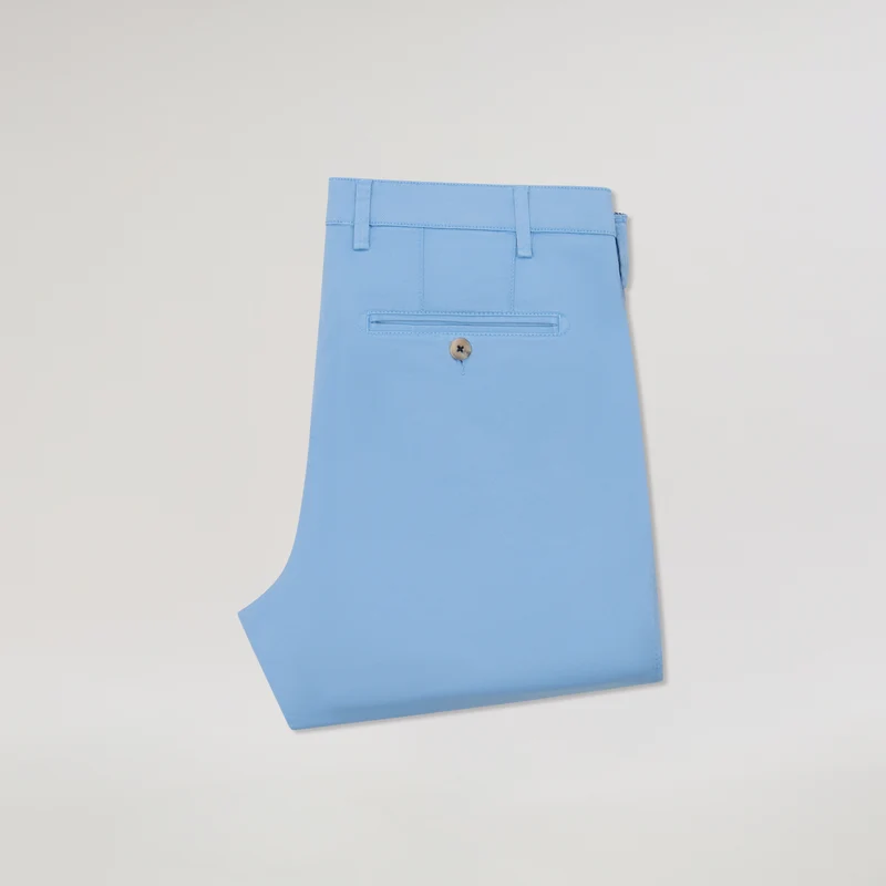 Pantalon "Pornichet E25" Chino Bleu Ciel