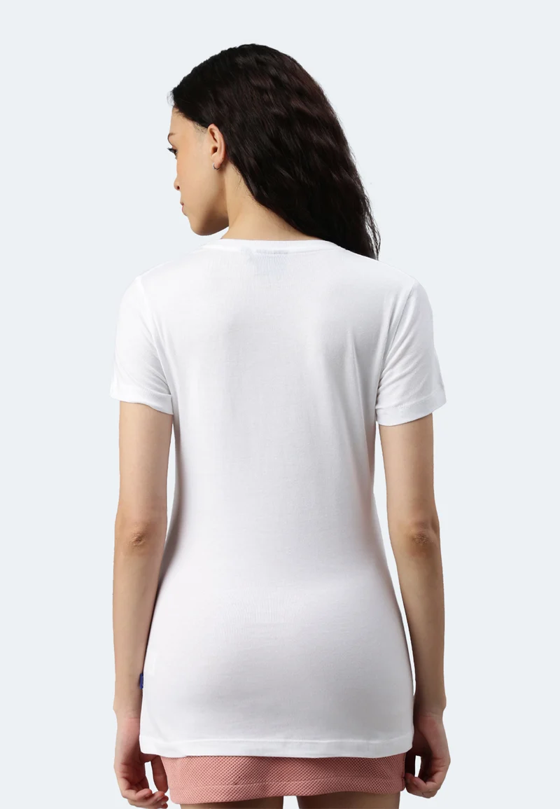 Damen V-Neck T-Shirt Whale