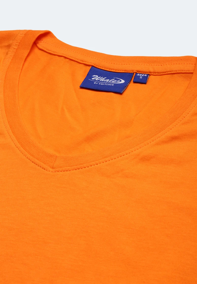 Damen V-Neck T-Shirt Whale
