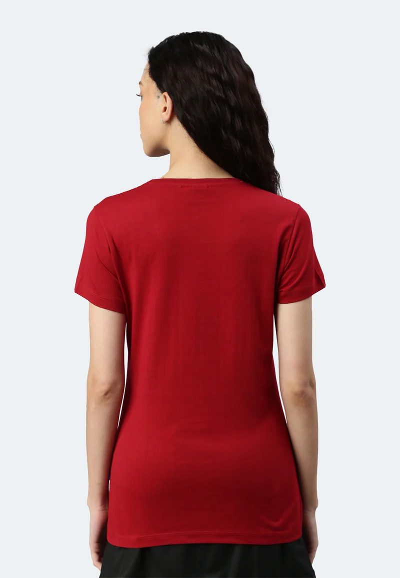 Damen V-Neck T-Shirt Whale