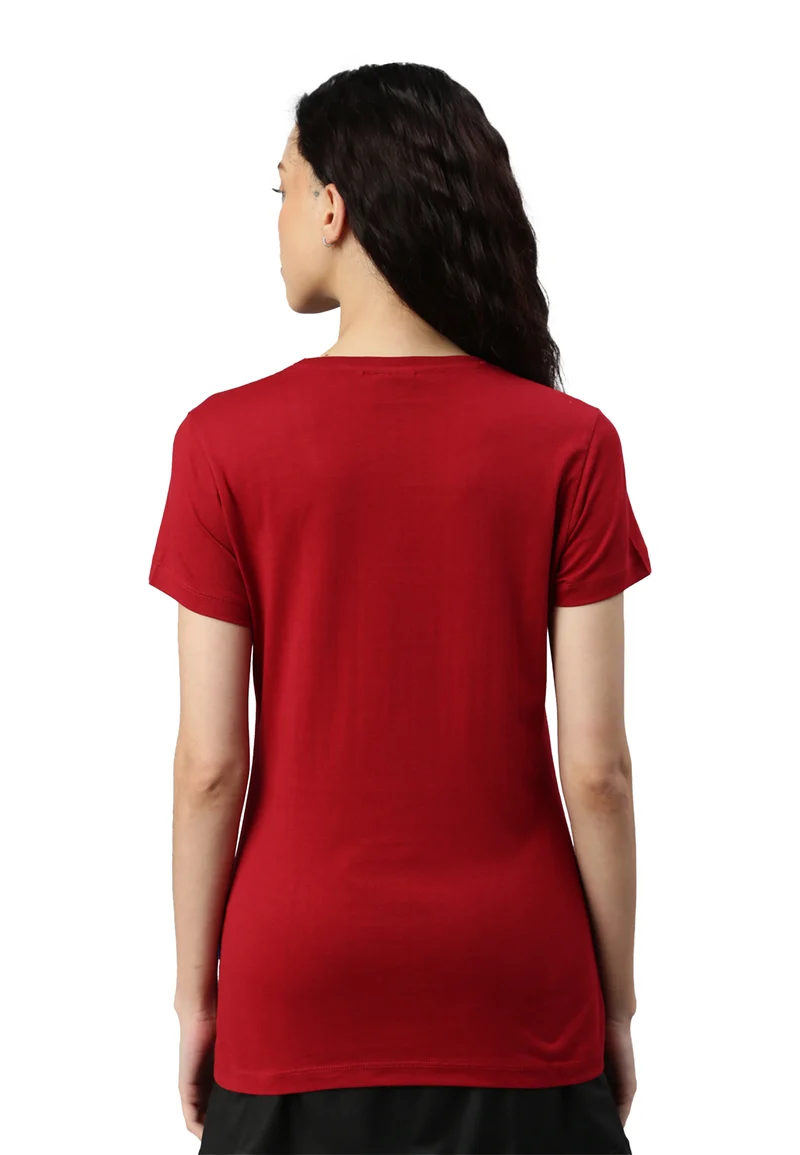 Damen V-Neck T-Shirt Whale
