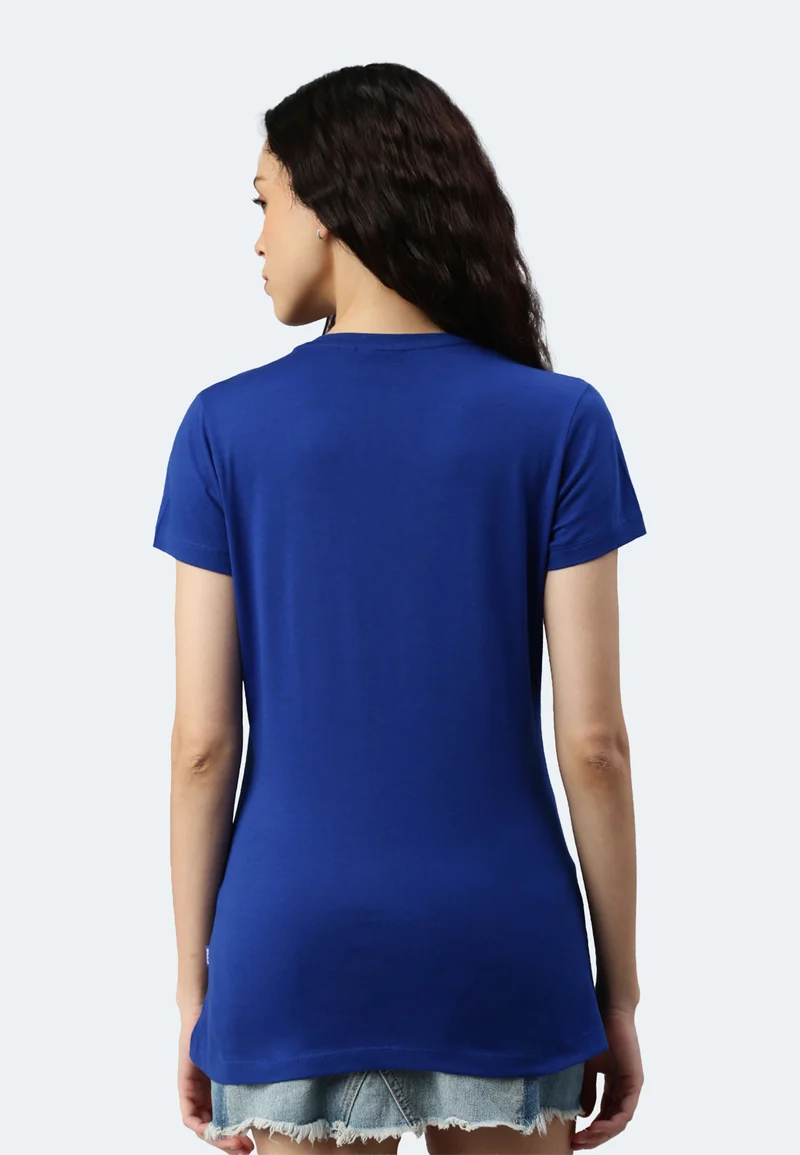Damen V-Neck T-Shirt Whale