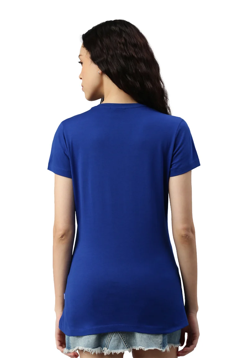 Damen V-Neck T-Shirt Whale