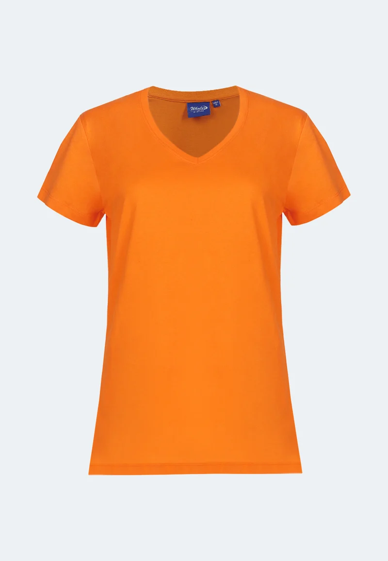Damen V-Neck T-Shirt Whale