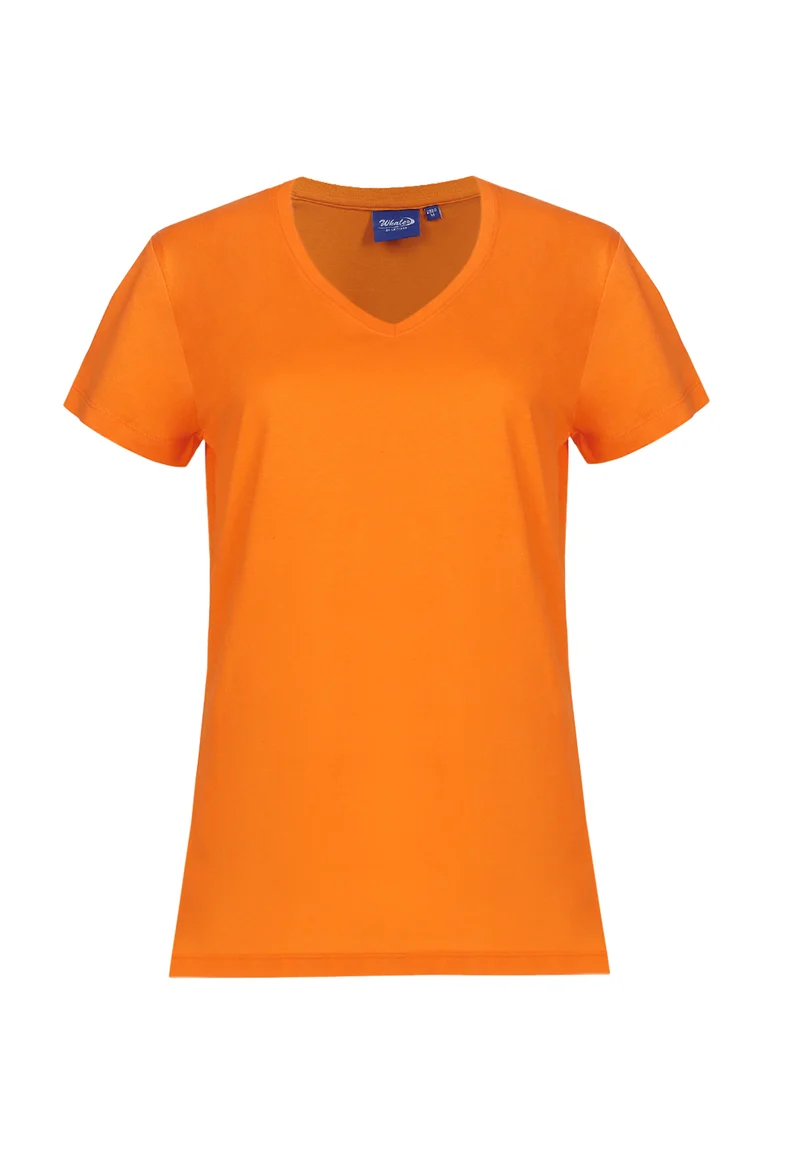 Damen V-Neck T-Shirt Whale