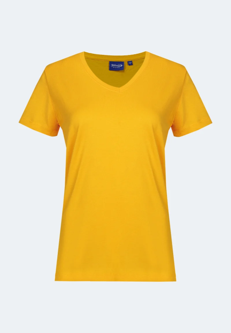 Damen V-Neck T-Shirt Whale