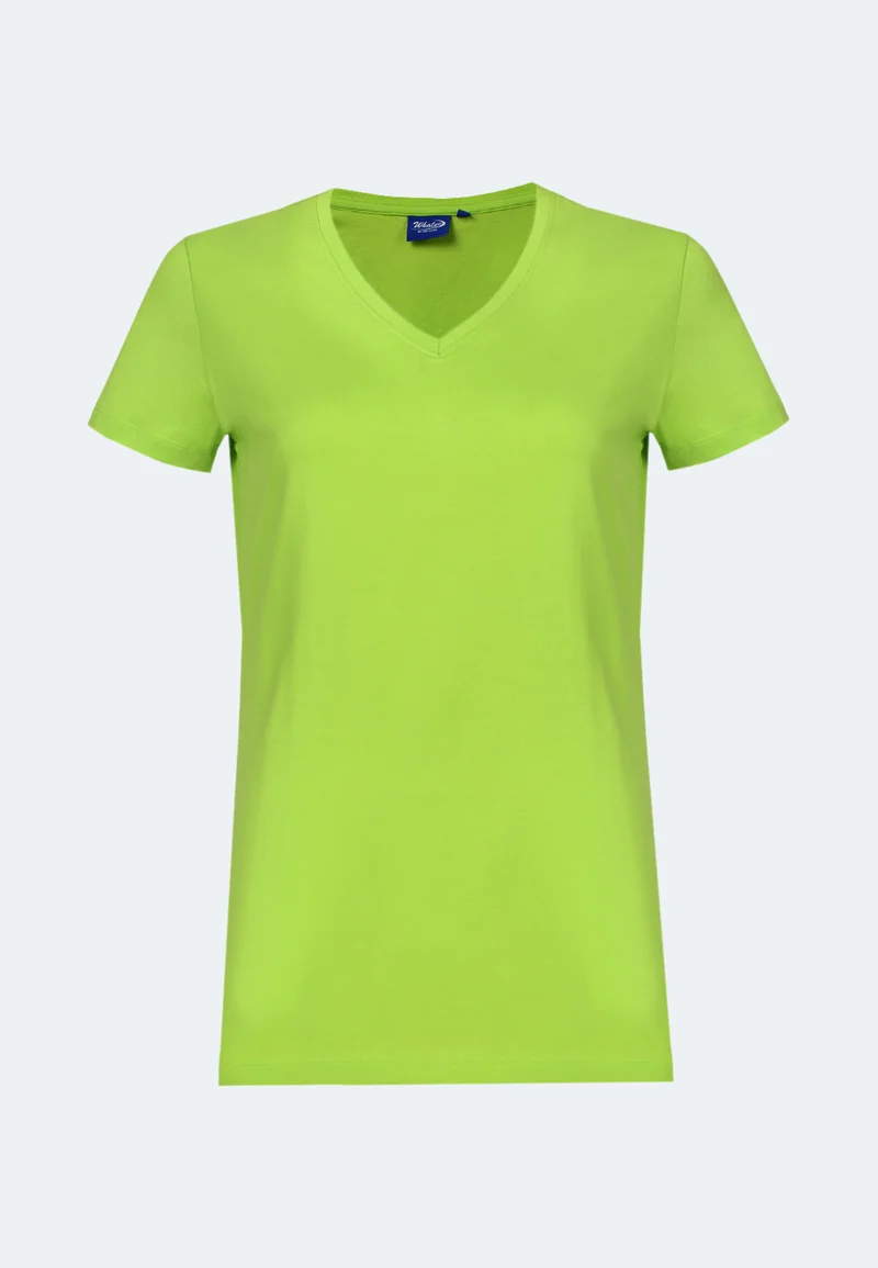 Damen V-Neck T-Shirt Whale