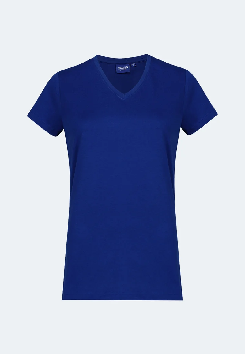 Damen V-Neck T-Shirt Whale