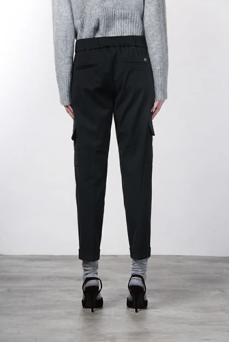 Chile Jogger pantalon cargo femme en laine relaxed fit