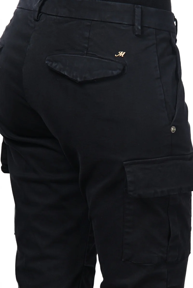 Chile City pantalon cargo femme en satin slim fit