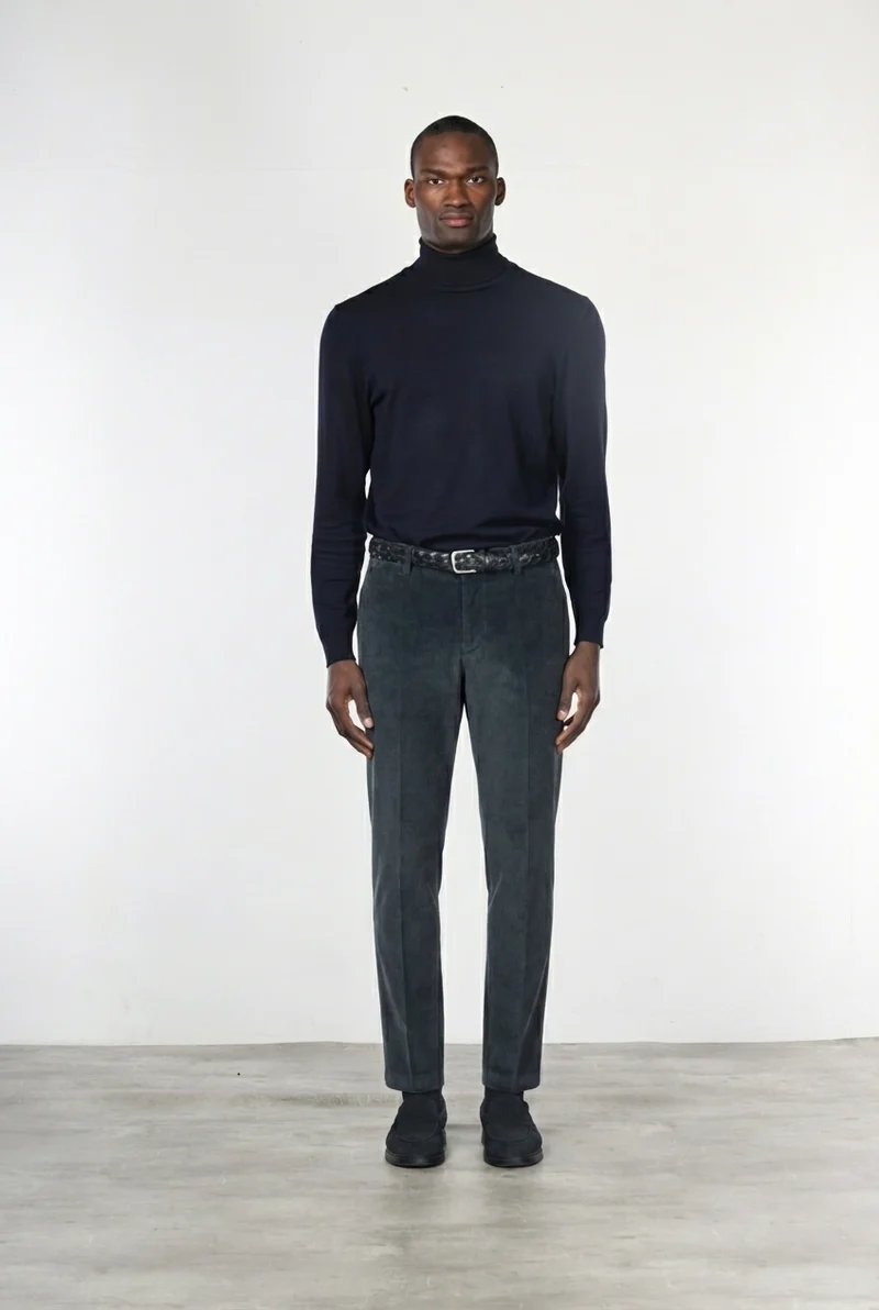 Milano pantalon chino homme en velours 500 lignes extra slim fit ①