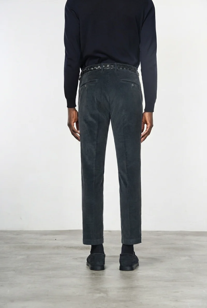 Milano pantalon chino homme en velours 500 lignes extra slim fit ①