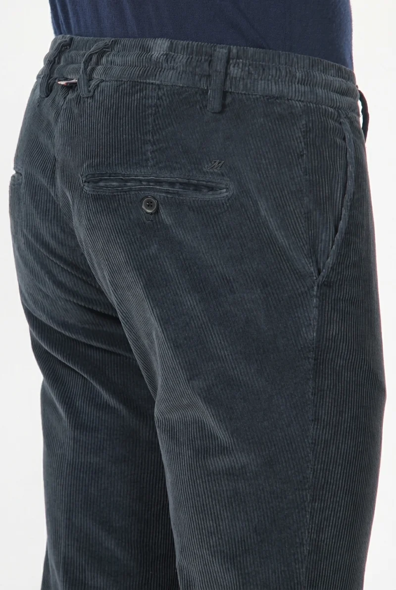 Milano Jogger pantalon chino homme en velours 500 lignes extra slim fit