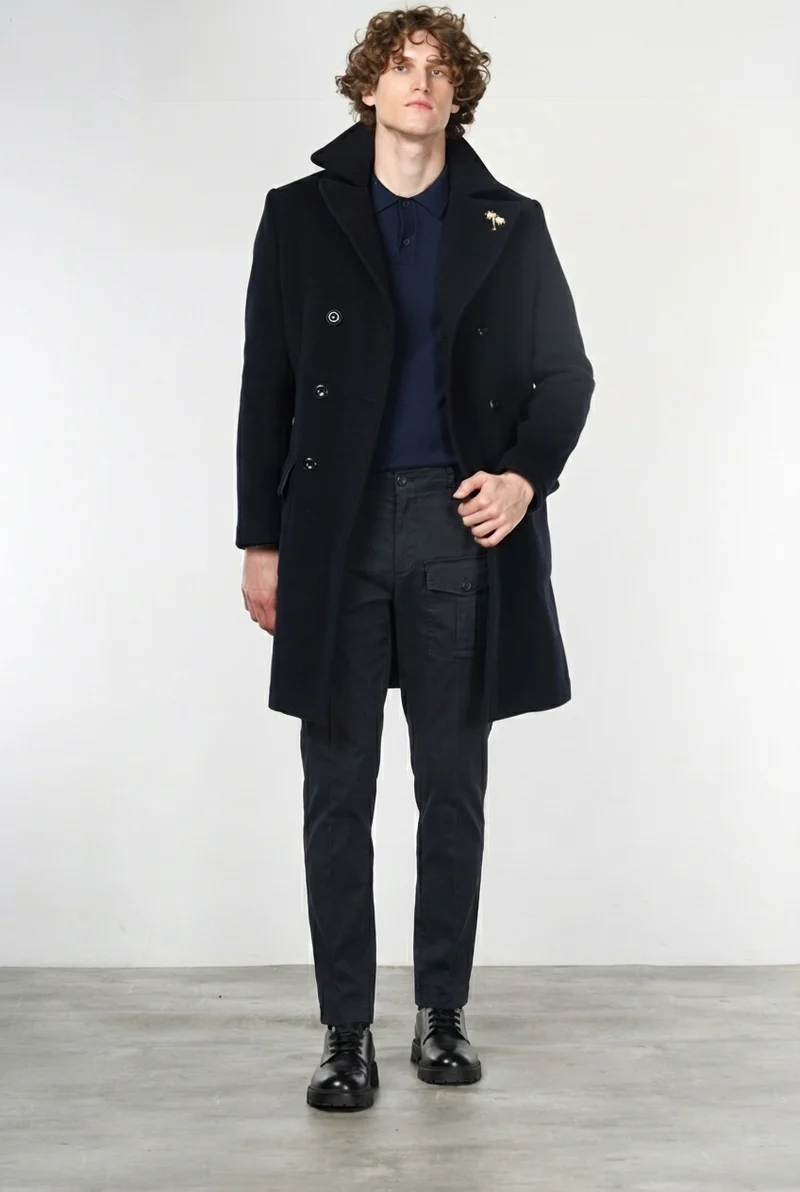 George Coolpocket pantalon cargo homme en gabardine carrot fit①