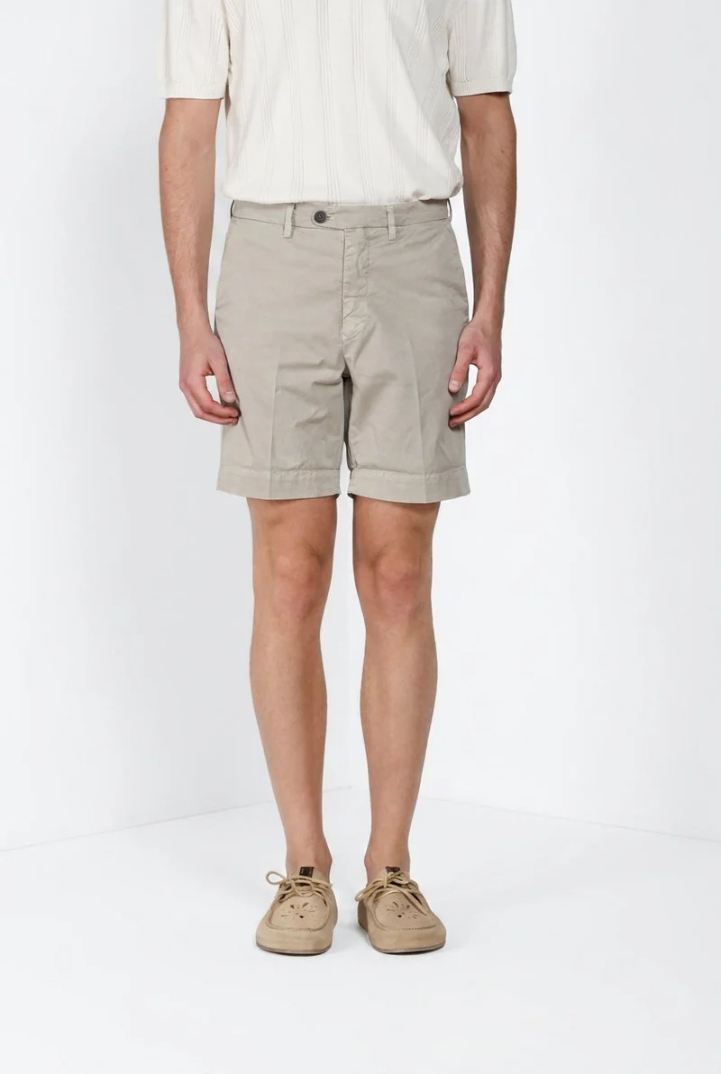 Boston delamere bermuda chino homme en twill stretch relaxed fit