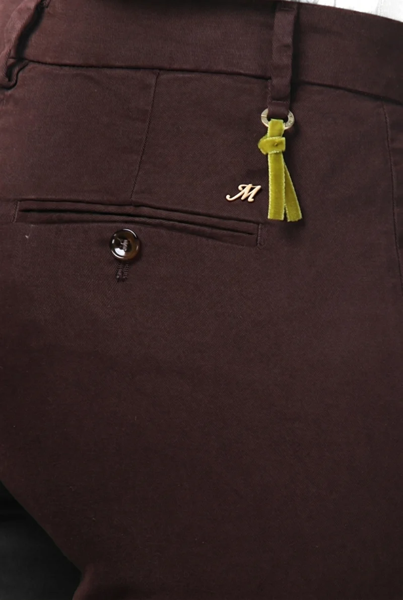 New York Trumpet pantalon chino femme en gabardine, coupe slim ①