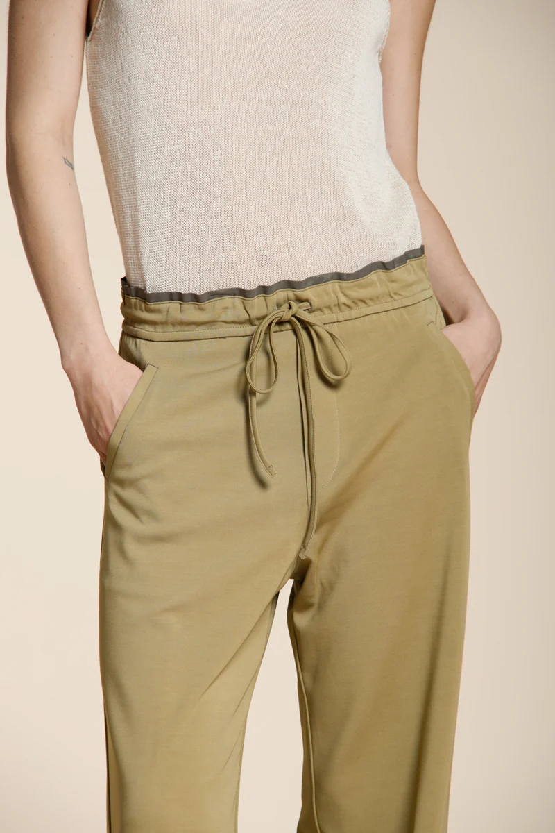 New York Studio Elax pantalon chino jogger femme en jersey straight fit