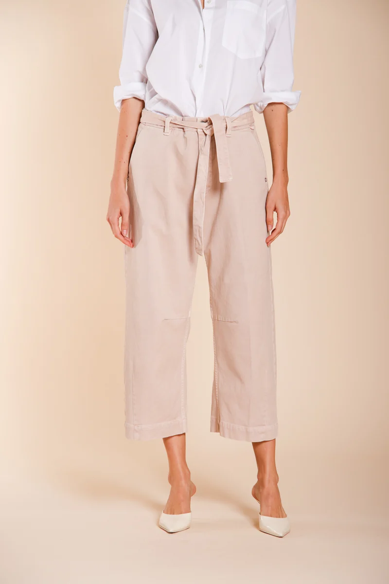 Vivienne City pantalon chino femme en bull stretch balloon fit