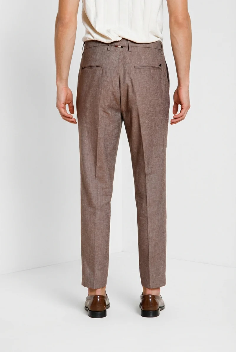 Boston pantalon chino homme en denim tissage diagonal relaxed fit