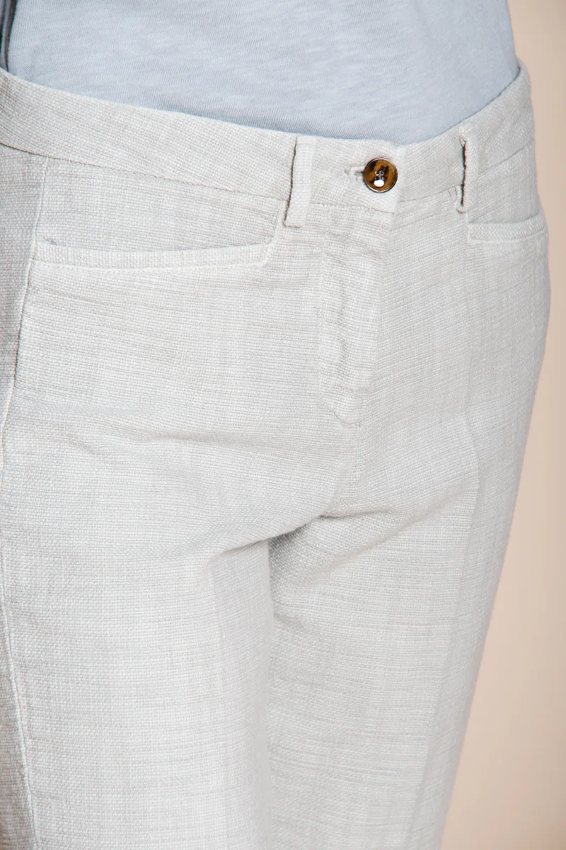 New York Carrot pantalon chino femme en natte carrot fit