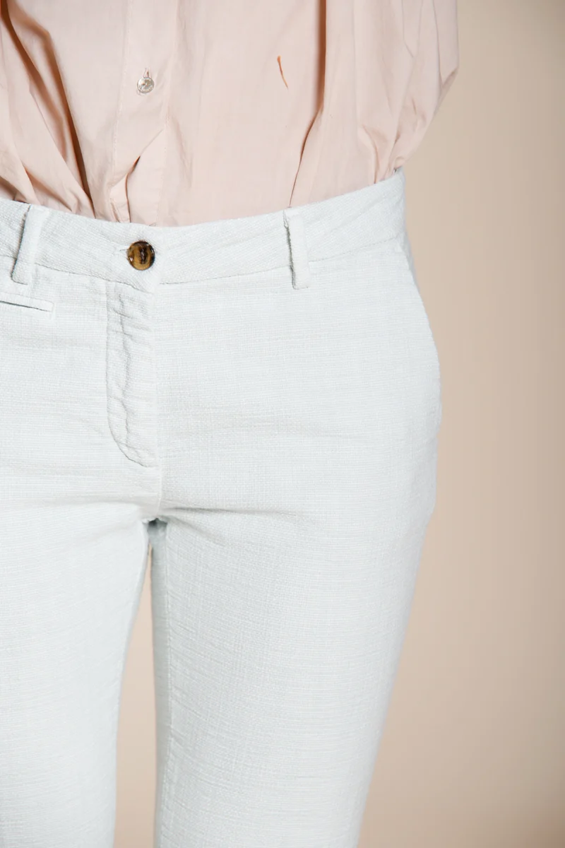 New York Trumpet pantalon chino femme en natté slim fit
