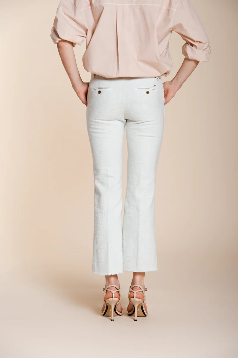 New York Trumpet pantalon chino femme en natté slim fit