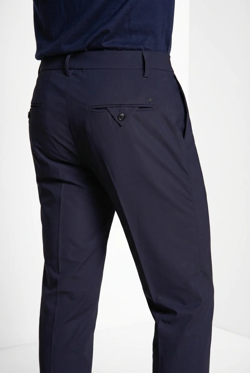 Milano Dynamic pantalon chino jogger homme en jersey super technique extra slim fit