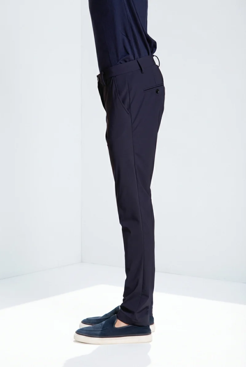 Milano Dynamic pantalon chino jogger homme en jersey super technique extra slim fit