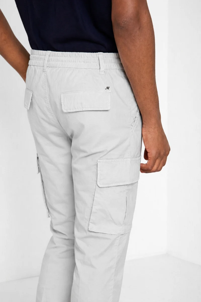 Chile Jogger pantalon cargo homme en toile parachute lyocell et coton extra slim fit