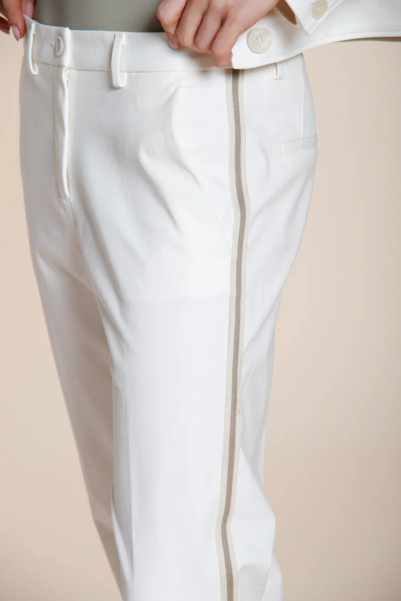 New York Carrot pantalon chino femme en jersey carrot fit