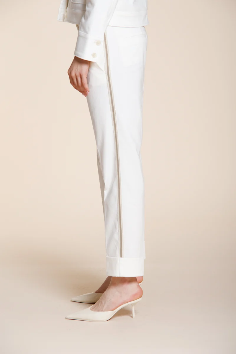 New York Carrot pantalon chino femme en jersey carrot fit