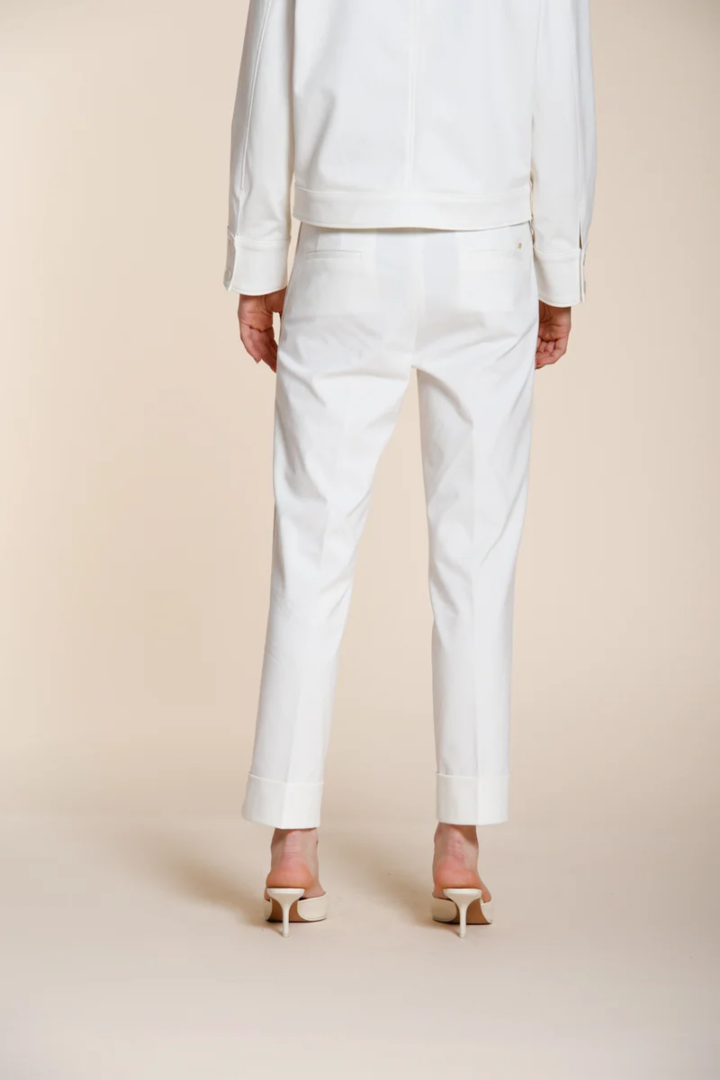 New York Carrot pantalon chino femme en jersey carrot fit