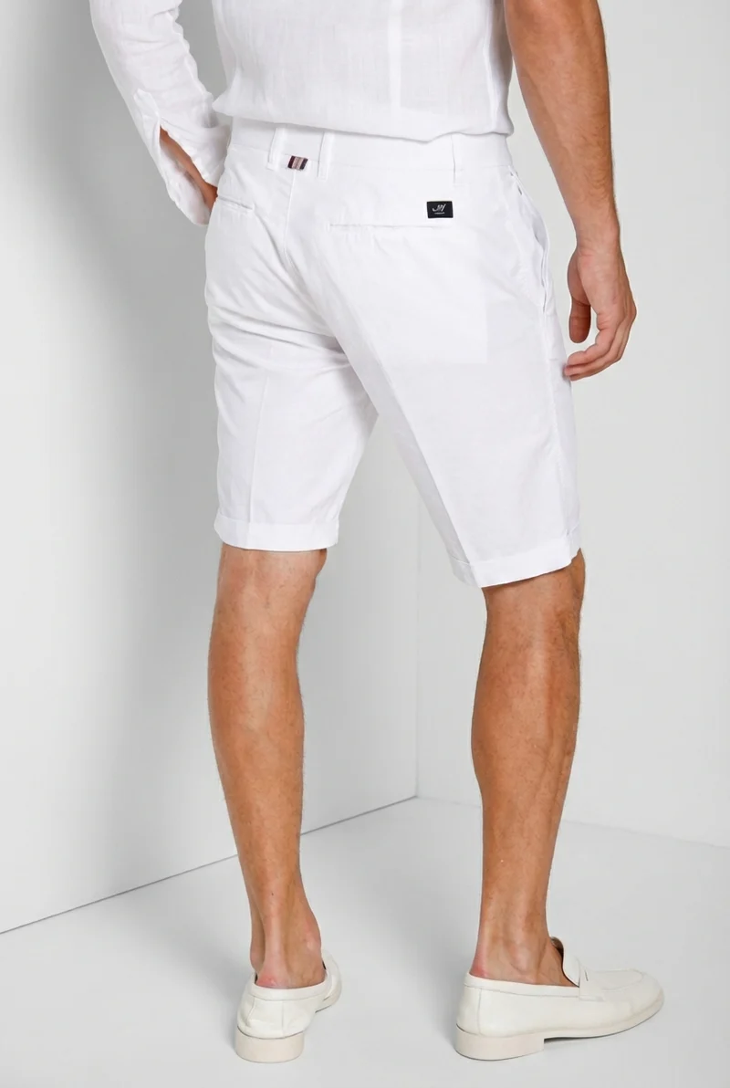 London bermuda chino homme en gabardine stretch regular fit ①