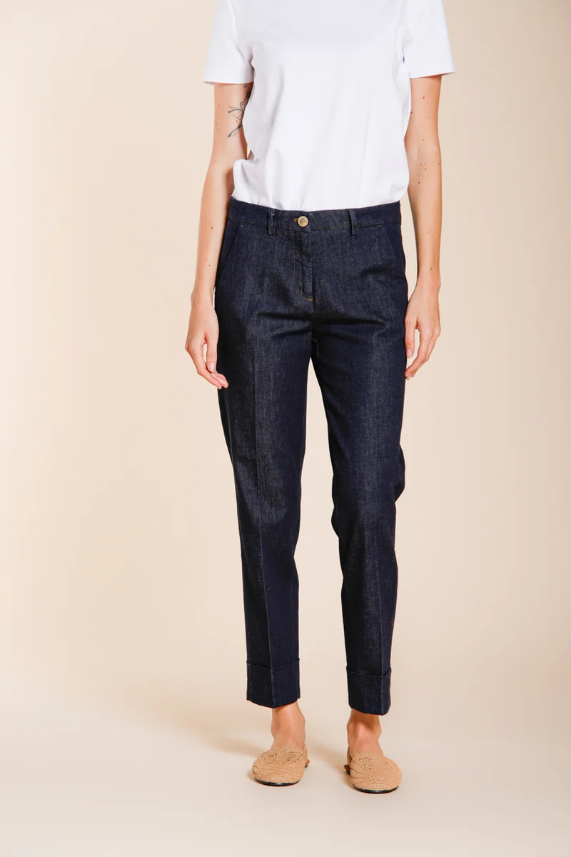 New York Carrot pantalon chino femme en denim carrot fit