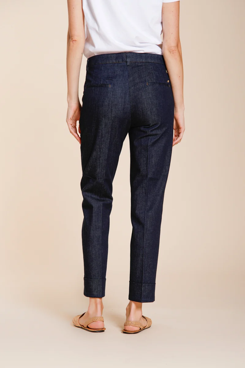 New York Carrot pantalon chino femme en denim carrot fit