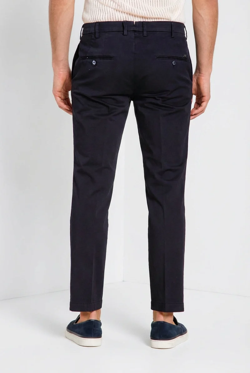 New York pantalon chino homme en gabardine stretch regular fit ①