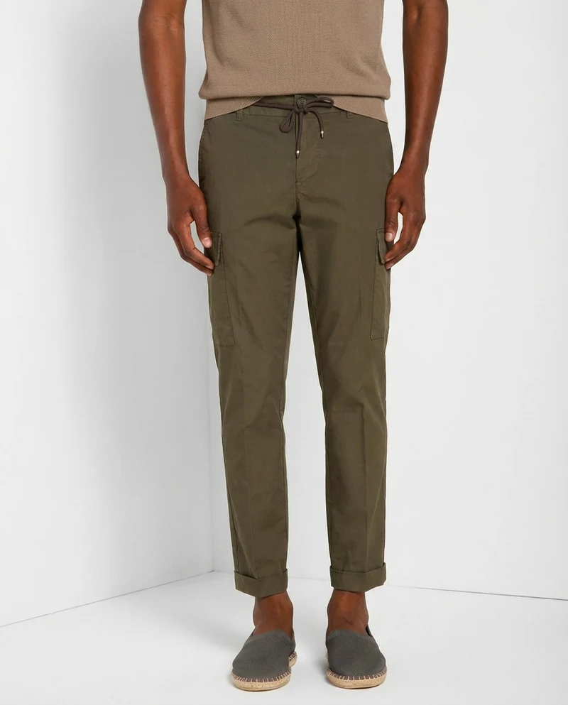 Chile Jogger pantalon cargo homme en toile parachute lyocell et coton extra slim fit