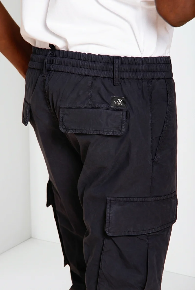Chile Jogger pantalon cargo homme en toile parachute lyocell et coton extra slim fit