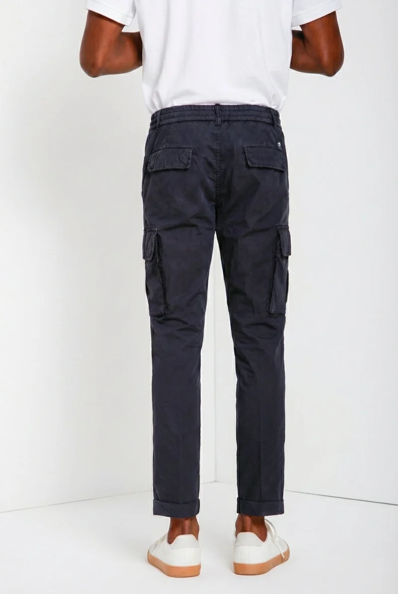 Chile Jogger pantalon cargo homme en toile parachute lyocell et coton extra slim fit