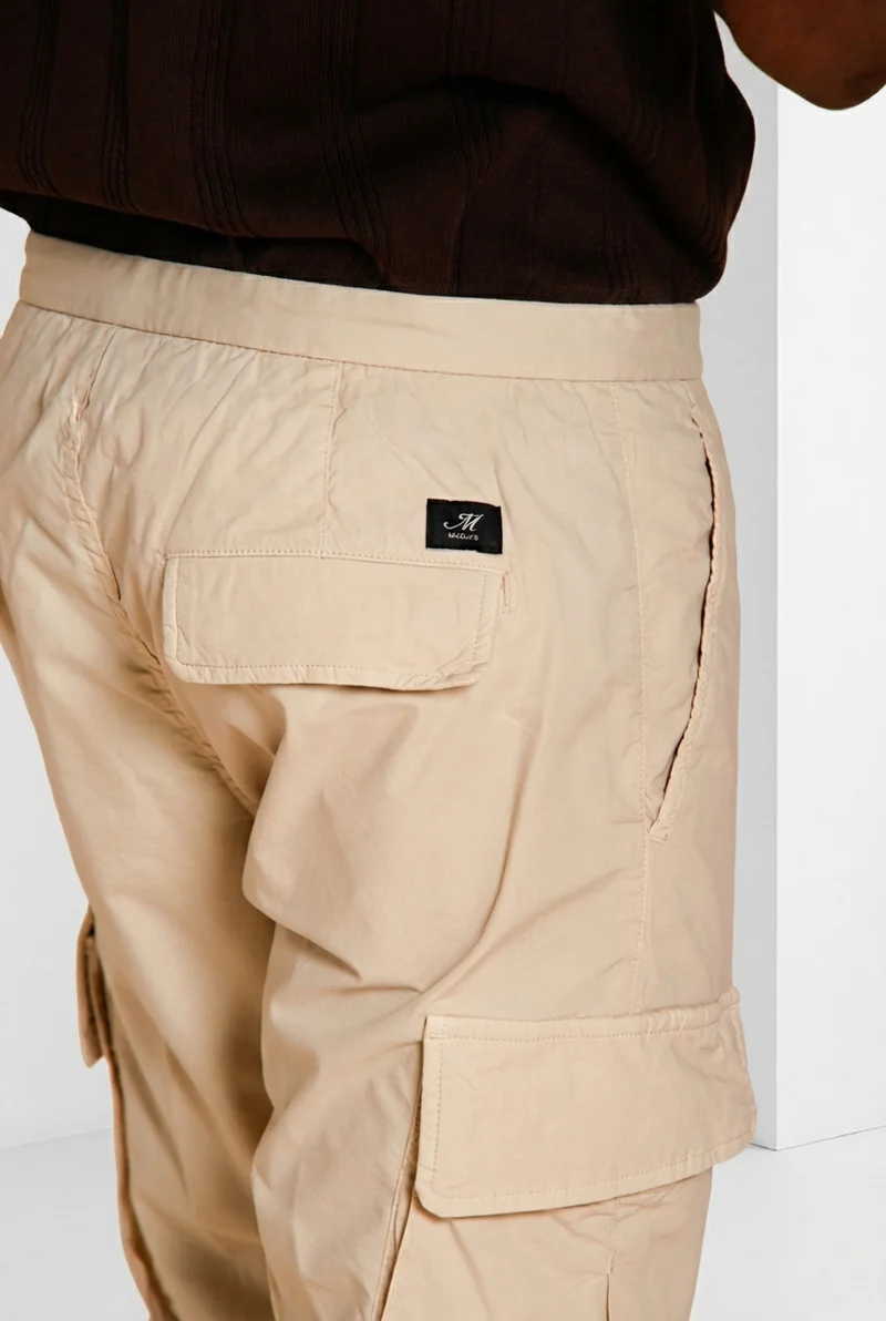 Chile Jogger pantalon cargo homme en toile parachute lyocell et coton extra slim fit
